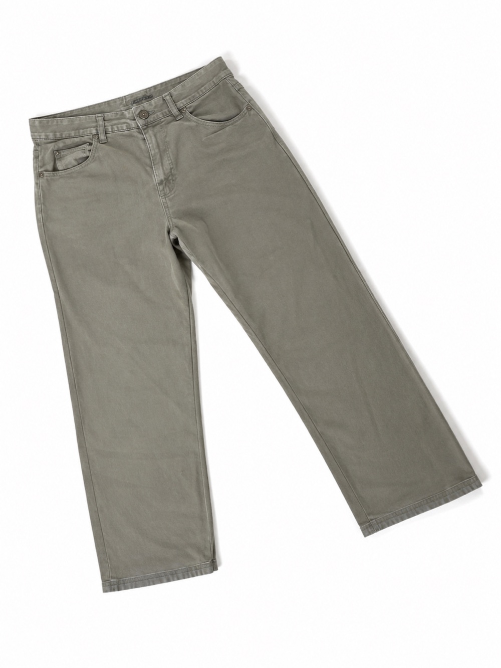 Duluth Trading Co Flex Firehose Gray Straight Jeans